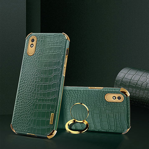 Funda Lujo Cuero Carcasa XD2 para Xiaomi Redmi 9A Verde