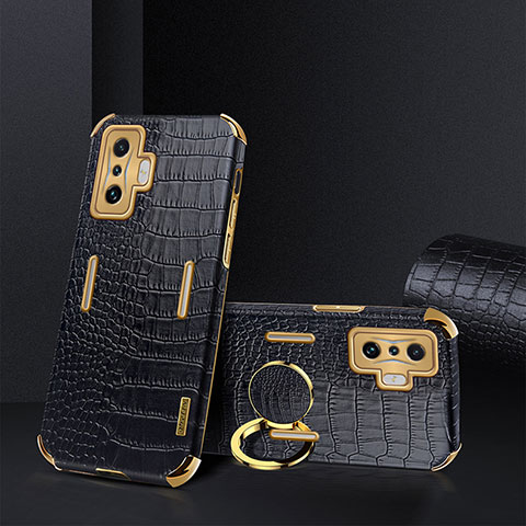 Funda Lujo Cuero Carcasa XD2 para Xiaomi Redmi K50 Gaming AMG F1 5G Negro