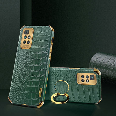 Funda Lujo Cuero Carcasa XD2 para Xiaomi Redmi Note 11 4G (2021) Verde