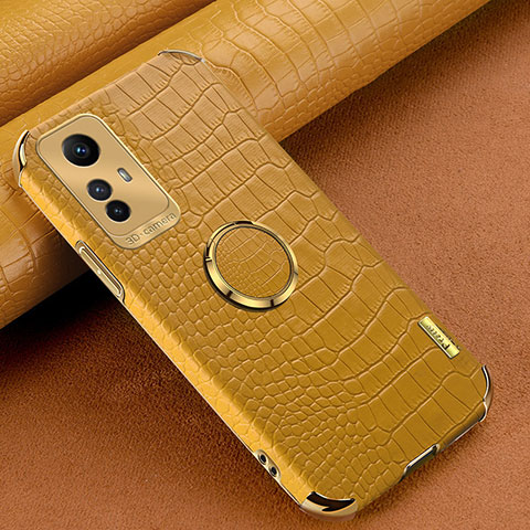 Funda Lujo Cuero Carcasa XD2 para Xiaomi Redmi Note 12S Amarillo