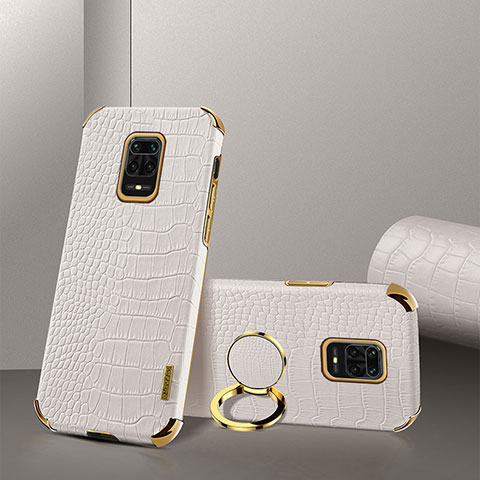 Funda Lujo Cuero Carcasa XD2 para Xiaomi Redmi Note 9S Blanco