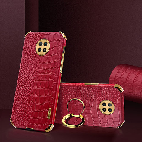 Funda Lujo Cuero Carcasa XD2 para Xiaomi Redmi Note 9T 5G Rojo