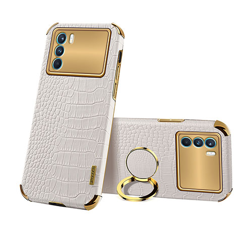 Funda Lujo Cuero Carcasa XD3 para Oppo K9 Pro 5G Blanco