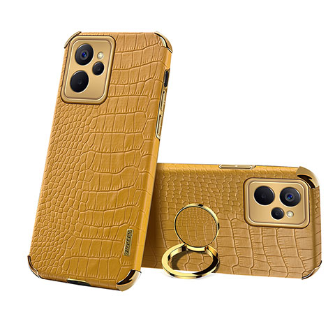 Funda Lujo Cuero Carcasa XD3 para Realme 10T 5G Amarillo