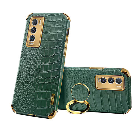 Funda Lujo Cuero Carcasa XD3 para Realme GT Master Explorer 5G Verde