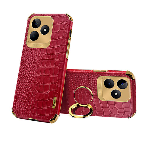 Funda Lujo Cuero Carcasa XD3 para Realme Narzo N53 Rojo