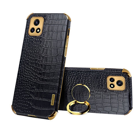 Funda Lujo Cuero Carcasa XD4 para Vivo Y31s 5G Negro