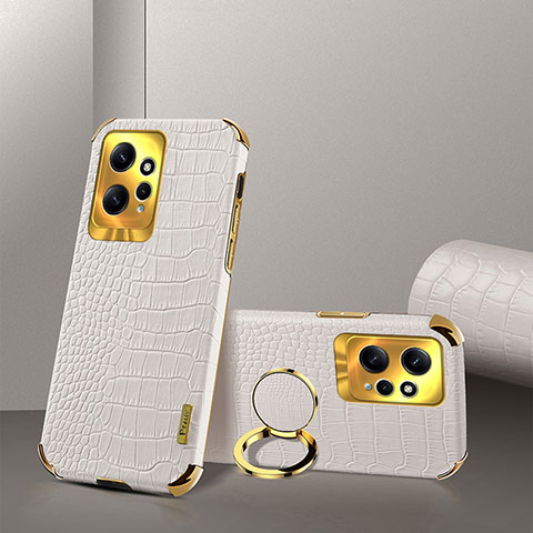 Funda Lujo Cuero Carcasa XD4 para Xiaomi Redmi Note 12 4G Blanco