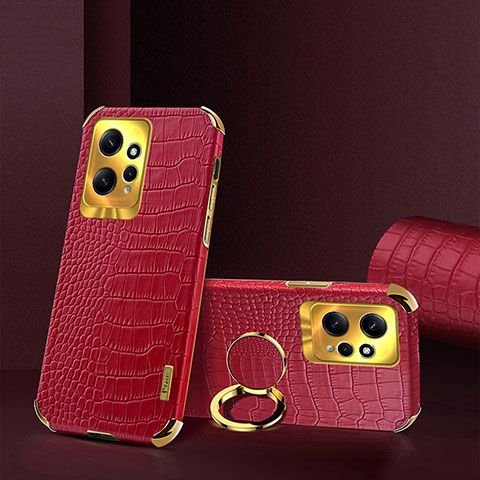 Funda Lujo Cuero Carcasa XD4 para Xiaomi Redmi Note 12 4G Rojo