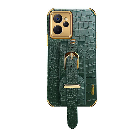 Funda Lujo Cuero Carcasa XD5 para Realme 10 5G Verde