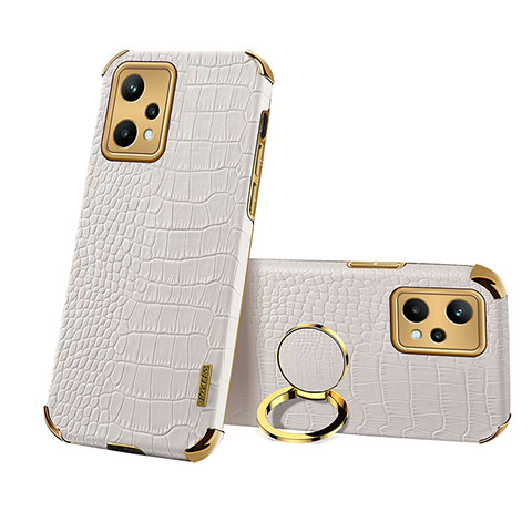 Funda Lujo Cuero Carcasa XD5 para Realme 9 Pro 5G Blanco