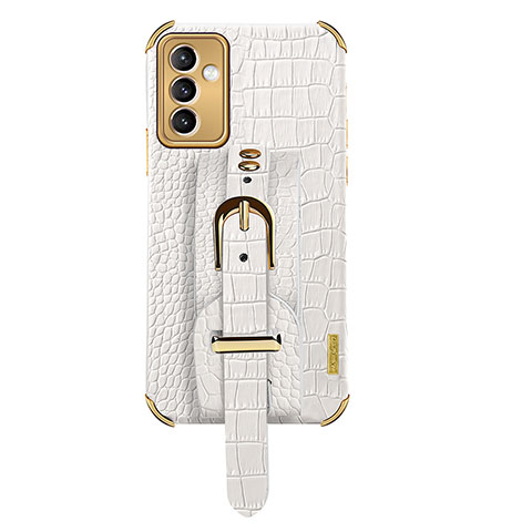 Funda Lujo Cuero Carcasa XD5 para Samsung Galaxy A15 4G Blanco