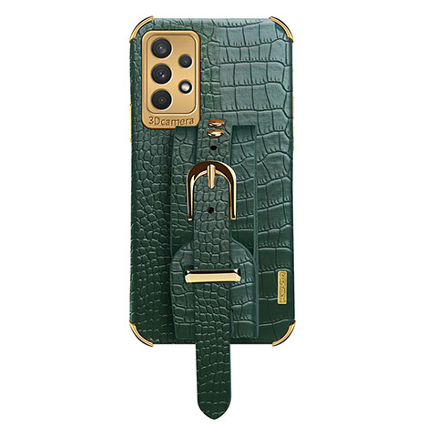 Funda Lujo Cuero Carcasa XD5 para Samsung Galaxy A32 4G Verde