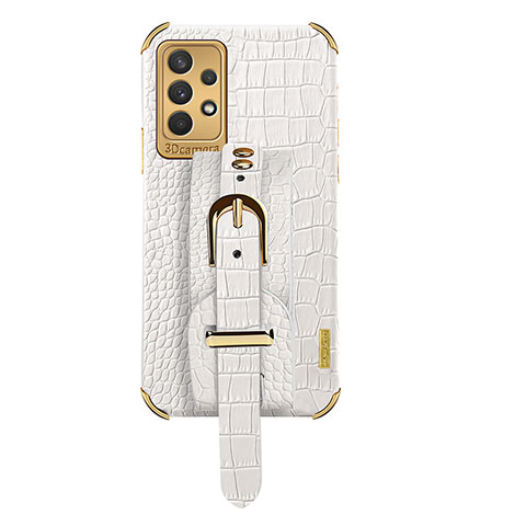 Funda Lujo Cuero Carcasa XD5 para Samsung Galaxy A32 5G Blanco