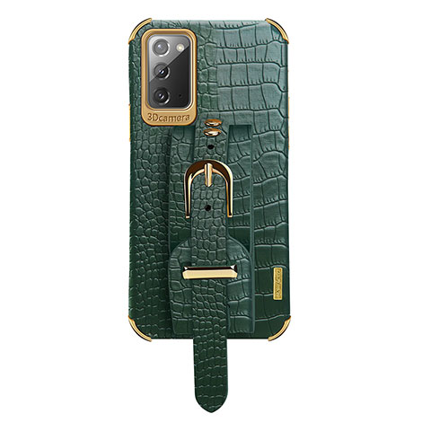 Funda Lujo Cuero Carcasa XD5 para Samsung Galaxy Note 20 5G Verde