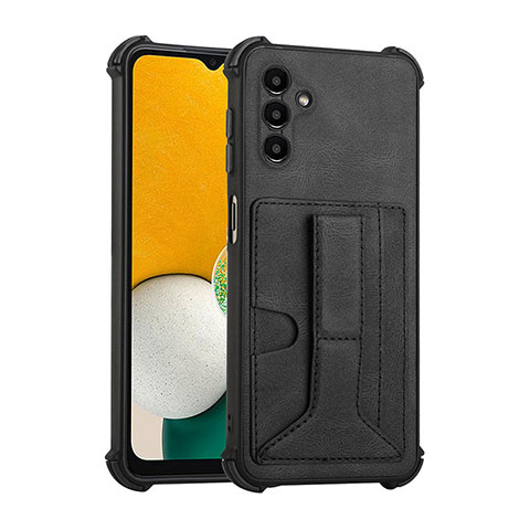 Funda Lujo Cuero Carcasa Y01B para Samsung Galaxy A04s Negro