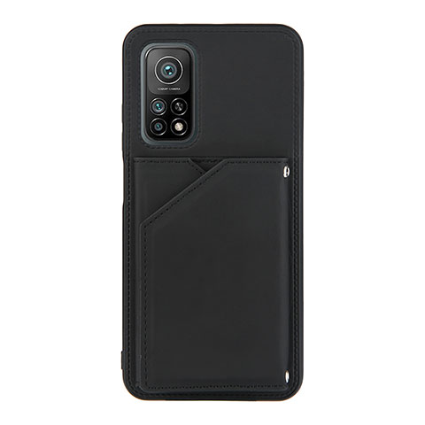 Funda Lujo Cuero Carcasa Y01B para Xiaomi Mi 10T Pro 5G Negro