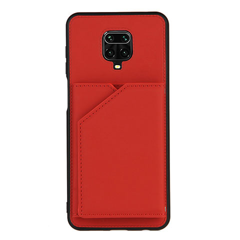 Funda Lujo Cuero Carcasa Y01B para Xiaomi Poco M2 Pro Rojo