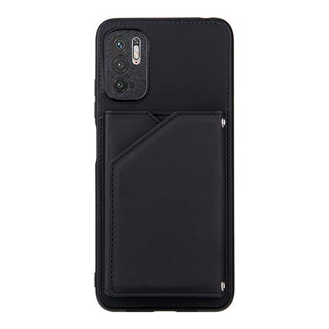 Funda Lujo Cuero Carcasa Y01B para Xiaomi POCO M3 Pro 5G Negro