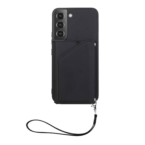 Funda Lujo Cuero Carcasa Y03B para Samsung Galaxy S21 5G Negro