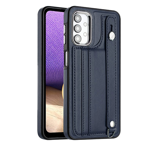 Funda Lujo Cuero Carcasa YB1 para Samsung Galaxy A13 4G Azul