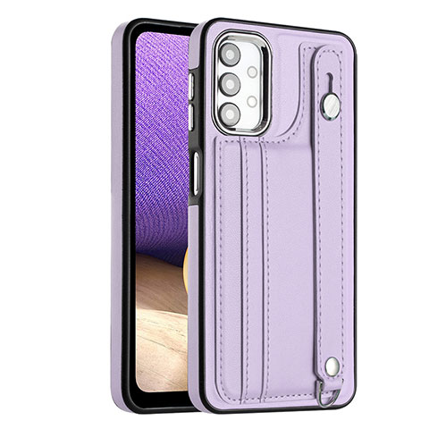 Funda Lujo Cuero Carcasa YB1 para Samsung Galaxy A13 4G Morado