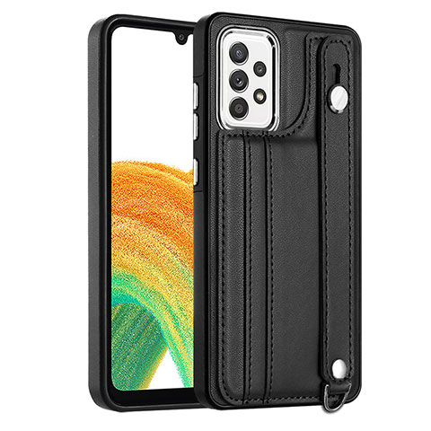 Funda Lujo Cuero Carcasa YB1 para Samsung Galaxy A33 5G Negro