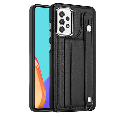 Funda Lujo Cuero Carcasa YB1 para Samsung Galaxy A52 4G Negro