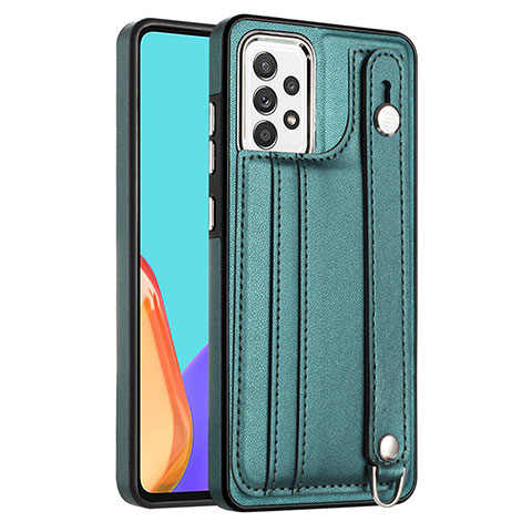 Funda Lujo Cuero Carcasa YB1 para Samsung Galaxy A53 5G Verde