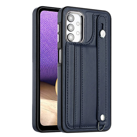 Funda Lujo Cuero Carcasa YB1 para Samsung Galaxy M32 5G Azul