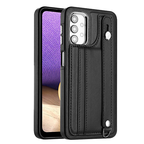 Funda Lujo Cuero Carcasa YB1 para Samsung Galaxy M32 5G Negro