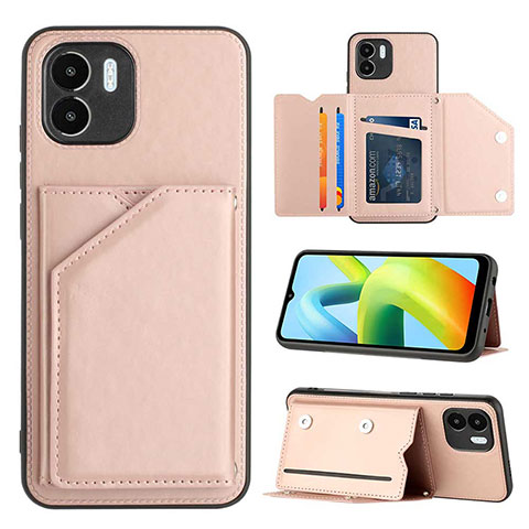 Funda Lujo Cuero Carcasa YB1 para Xiaomi Redmi A2 Plus Oro Rosa