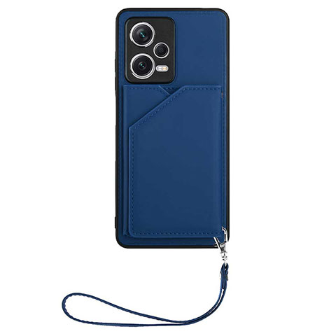 Funda Lujo Cuero Carcasa YB1 para Xiaomi Redmi Note 12 Explorer Azul