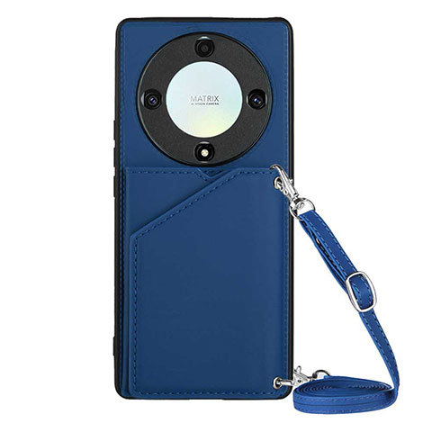 Funda Lujo Cuero Carcasa YB2 para Huawei Honor X9a 5G Azul