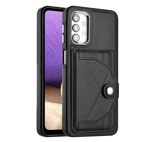 Funda Lujo Cuero Carcasa YB2 para Samsung Galaxy A13 4G Negro