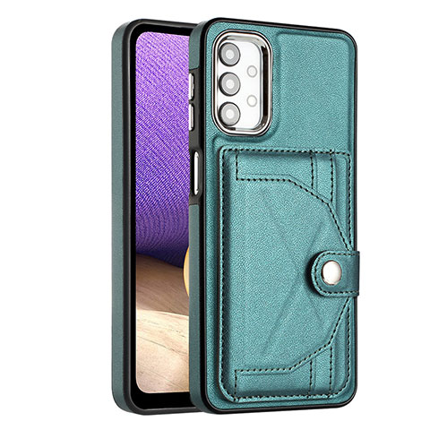 Funda Lujo Cuero Carcasa YB2 para Samsung Galaxy A13 4G Verde