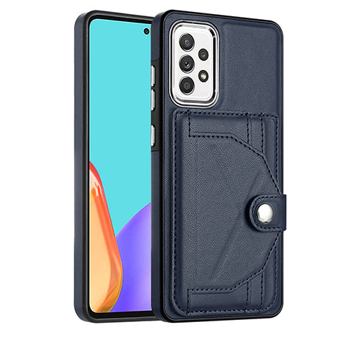 Funda Lujo Cuero Carcasa YB2 para Samsung Galaxy A32 4G Azul