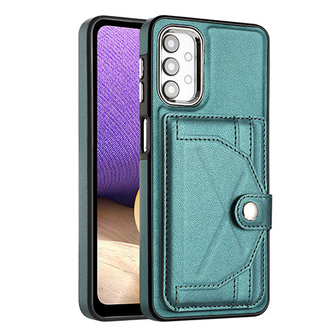 Funda Lujo Cuero Carcasa YB2 para Samsung Galaxy A32 5G Verde