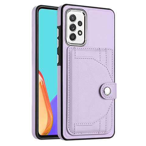 Funda Lujo Cuero Carcasa YB2 para Samsung Galaxy A53 5G Morado