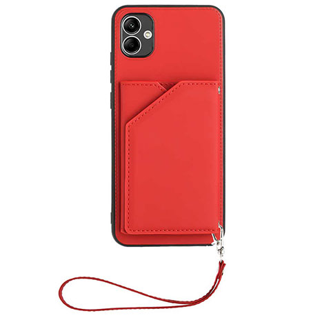Funda Lujo Cuero Carcasa YB2 para Samsung Galaxy M04 Rojo