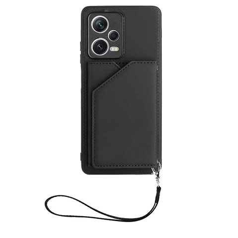 Funda Lujo Cuero Carcasa YB2 para Xiaomi Poco X5 5G Negro