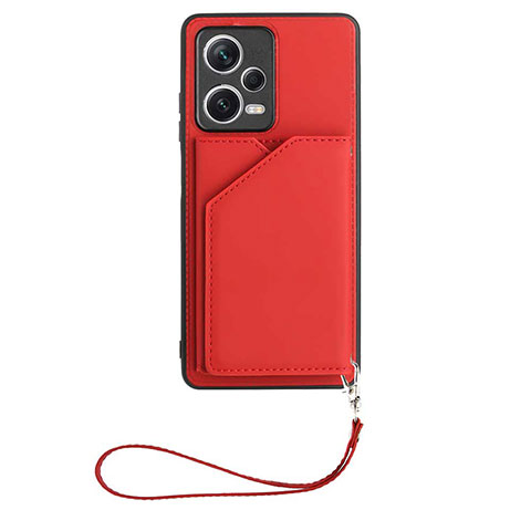Funda Lujo Cuero Carcasa YB2 para Xiaomi Poco X5 5G Rojo