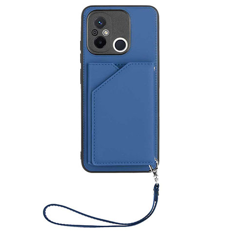 Funda Lujo Cuero Carcasa YB2 para Xiaomi Redmi 12C 4G Azul