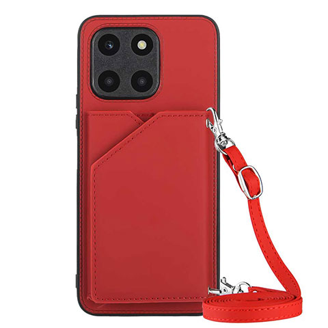 Funda Lujo Cuero Carcasa YB3 para Huawei Honor X8b Rojo