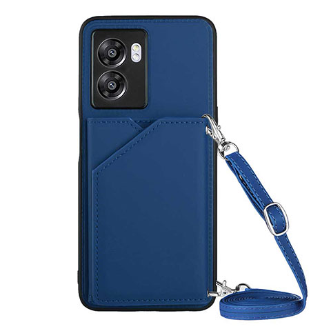 Funda Lujo Cuero Carcasa YB3 para OnePlus Nord N300 5G Azul