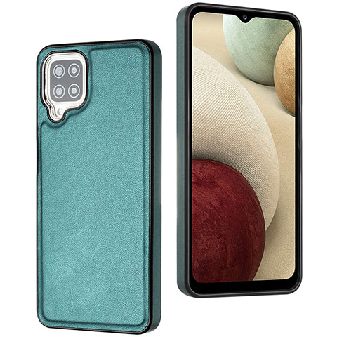 Funda Lujo Cuero Carcasa YB3 para Samsung Galaxy A12 5G Verde