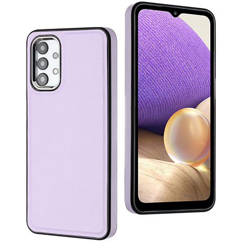 Funda Lujo Cuero Carcasa YB3 para Samsung Galaxy A32 5G Morado