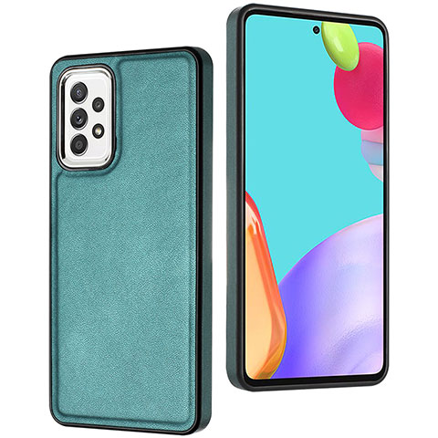 Funda Lujo Cuero Carcasa YB3 para Samsung Galaxy A53 5G Verde