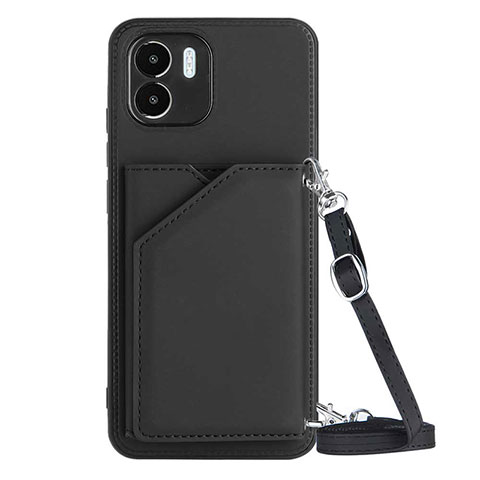 Funda Lujo Cuero Carcasa YB3 para Xiaomi Redmi A2 Negro