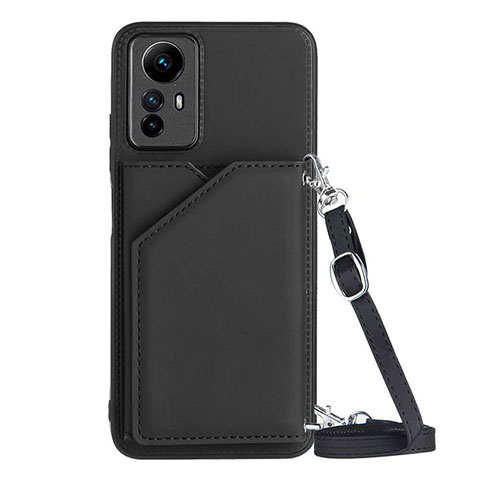 Funda Lujo Cuero Carcasa YB3 para Xiaomi Redmi Note 12S Negro